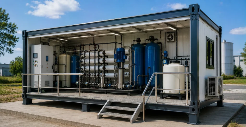 Prefab Industrial Water Neutrality Module manufacturer supplier exporter installation contractor by Mechwat for Prefab Water Conservation Systems.