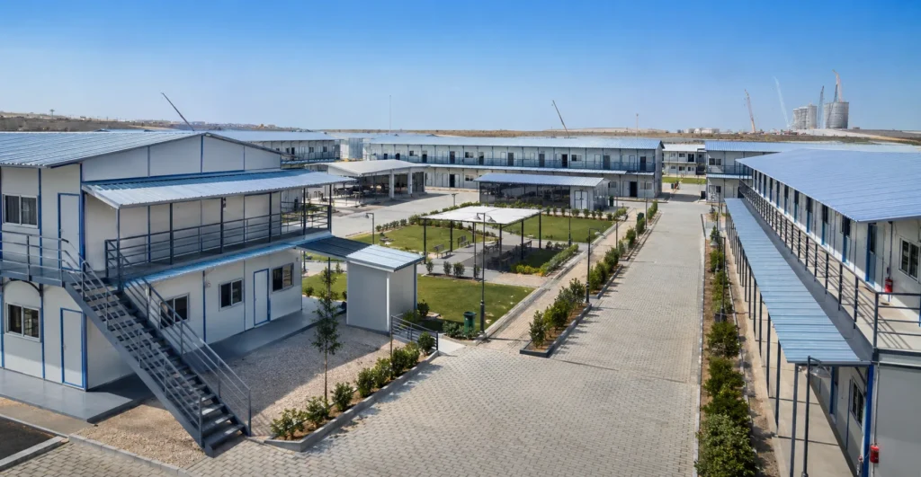 Prefab Labour Camps manufacturer supplier exporter installation contractor by Mechwat for Construction.