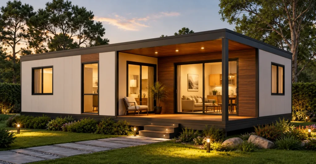 Prefab Modular Homes manufacturer supplier exporter installation by Mechwat for B2C projects