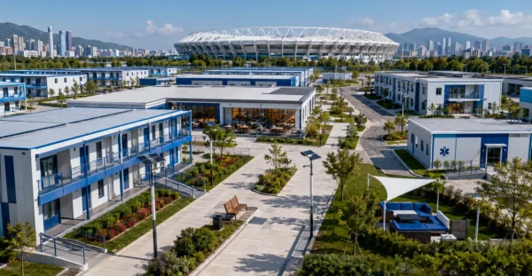 Prefab Olympic Athlete Village System manufacturer supplier exporter installation contractor by Mechwat for Olympic Modular City Systems.