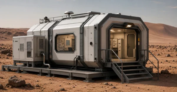 Prefab Radiation Shielded Habitat Module manufacturer supplier exporter installation contractor by Mechwat for Film.