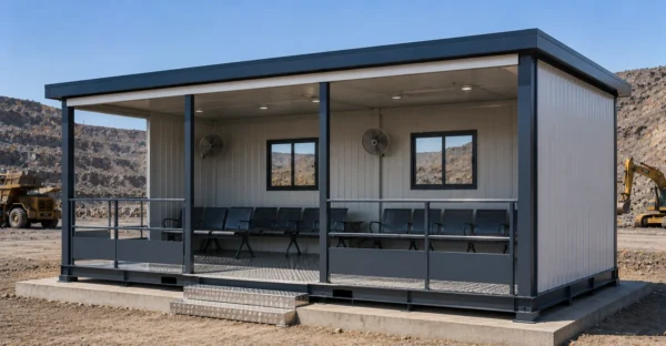 Prefab Rest Shelter manufacturer supplier exporter installation contractor by Mechwat for Mining.