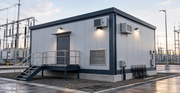 Prefab Switchgear Room manufacturer by Mechwat; Prefab Switchgear Room supplier for Power; prefab prefab switchgear room installation site