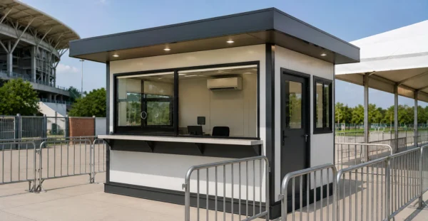 Mechwat is a prefab ticketing booths manufacturer, supplier, exporter and installation partner for event & entertainment projects with turnkey prefab design