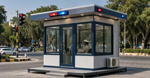 Mechwat designs, manufactures, supplies, exports and installs Prefab Traffic Police Cabin for Safety & Security with RFQ-ready technical support.