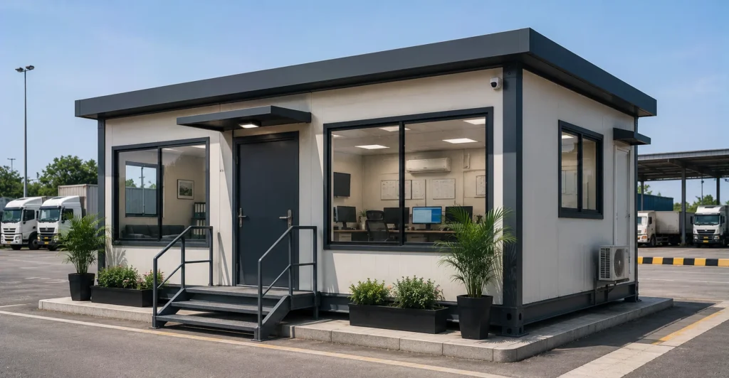 Prefab Transport Office manufacturer supplier exporter installation contractor by Mechwat for Road & Transport.