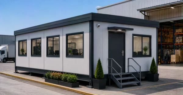 Prefab Warehouse Office manufacturer supplier exporter installation contractor by Mechwat for Warehouse & Distribution Center.