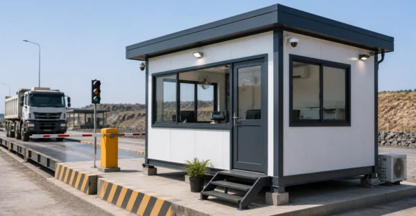 Prefab Weighbridge Office manufacturer supplier exporter installation contractor by Mechwat for Mining.