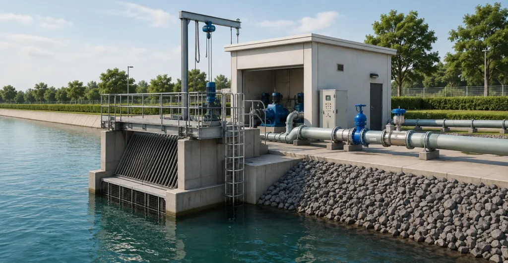 Mechwat designs, manufactures, supplies, exports and installs river/canal/reservoir for surface water intake systems, water generation & source development and turnkey infrastructure projects with RFQ, datasheet and BOQ support.