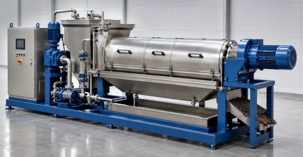 Screw Press manufacturer supplier exporter installation contractor by Mechwat for SLUDGE HANDLING & WASTE MANAGEMENT SYSTEMS.