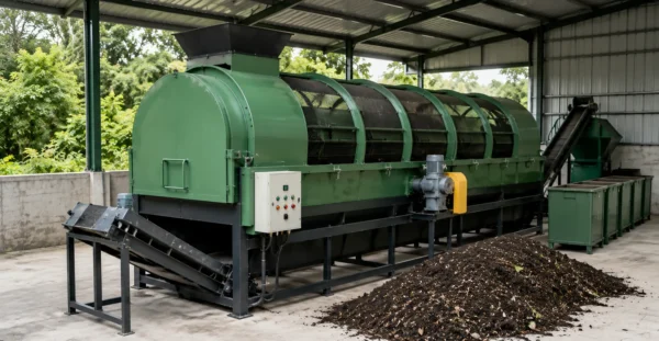 Semi-Automatic Composters designed, manufactured and supplied by Mechwat for Waste Management, Organic Waste Processing Systems and Composting Technologies applications