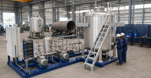 Skid & tank fabrication service provider, manufacturer, supplier, exporter and installation contractor by Mechwat for epc, fabrication & lifecycle services