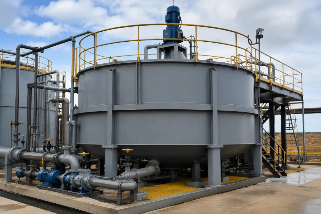 Slurry tanks manufacturer supplier exporter installation contractor by Mechwat for Industrial & Mining.
