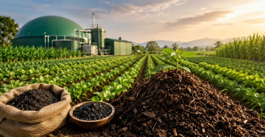 Soil carbon & regenerative agri linkage designed, manufactured and supplied by Mechwat for Waste Management, Organic Waste Processing Systems and Vermicomposting Systems applications