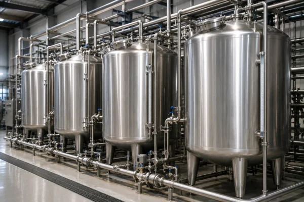 Syrup, brine & process liquid tanks manufacturer supplier exporter installation contractor by Mechwat for Liquid Storage.