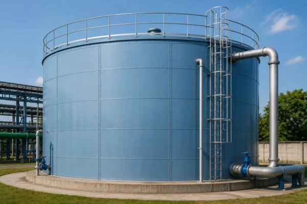 Treated water tanks manufacturer supplier exporter installation contractor by Mechwat for Liquid Storage.