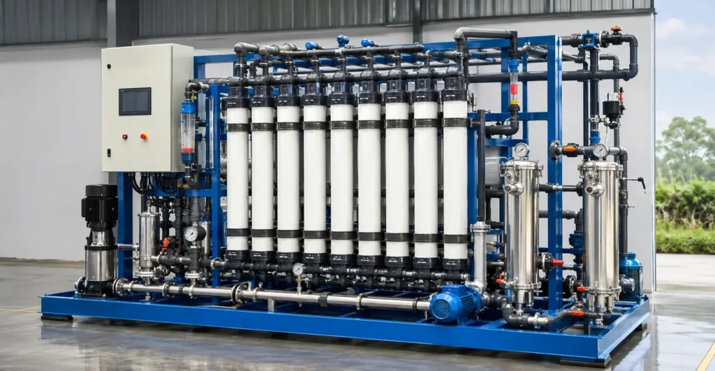 Ultrafiltration (UF) manufacturer supplier exporter installation contractor by Mechwat for Membrane & Advanced Systems.