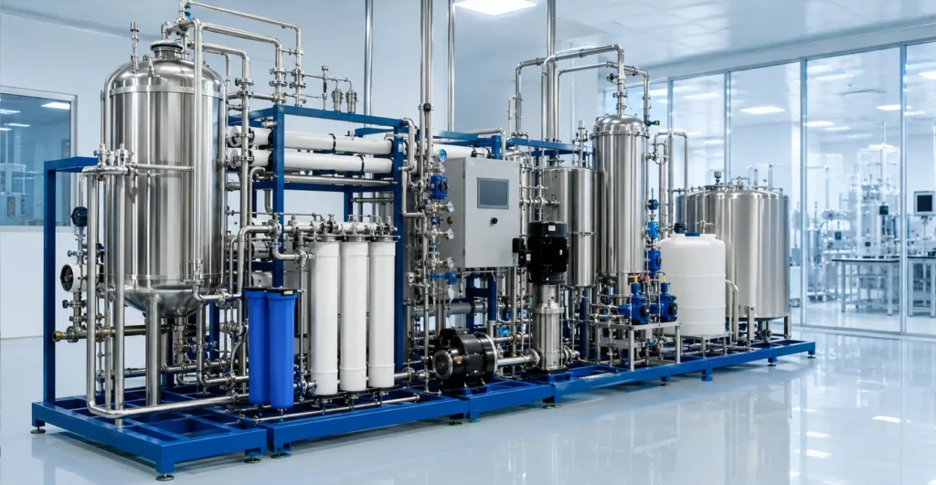 Water System Biotech & Lifesciences manufacturer supplier exporter installation contractor by Mechwat for Modular & Packaged Plants.