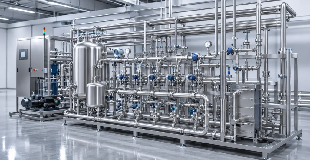 Water System Critical Process Pipeline manufacturer supplier exporter installation contractor by Mechwat for Modular & Packaged Plants.