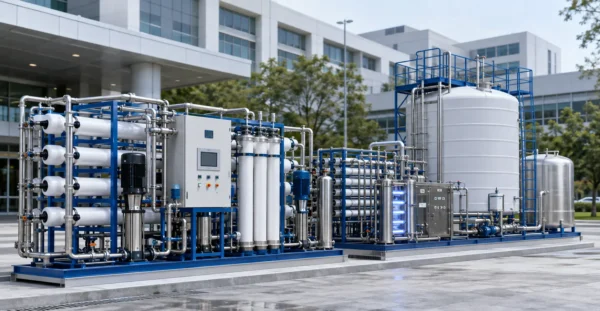 Water System Hospitals & Healthcare Facilities manufacturer supplier exporter installation contractor by Mechwat for Modular & Packaged Plants.